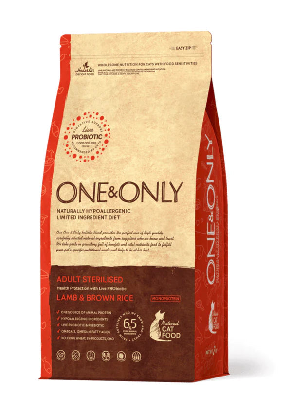 one&only sterilised lamb 2kg