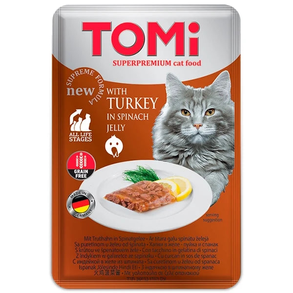 tommi turkey in spinach
