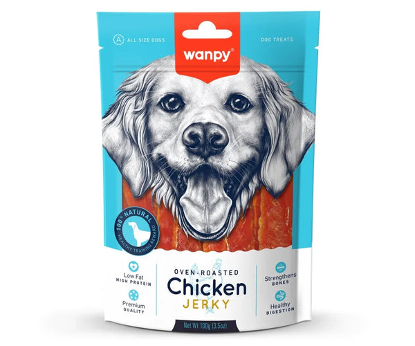 WANPY DOG TREAT CHICKEN JERKY