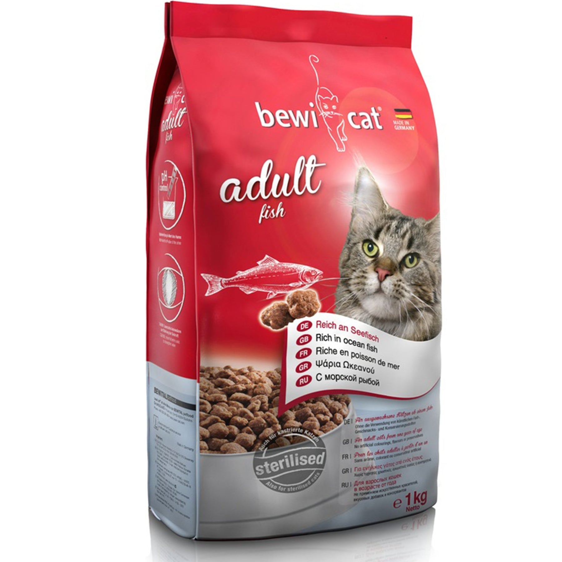 bewi cat adult fish 10kg