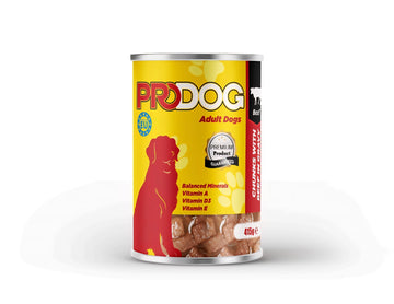 PRO DOG BEEF 415GM